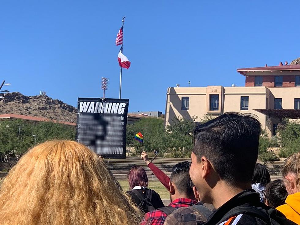 Christian Extremists at It Again with Hateful Sign Set Up at UTEP