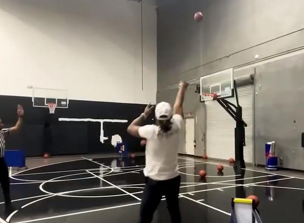 Aaron Jones Is NBA Worthy After Shooting Hoops Like a Pro