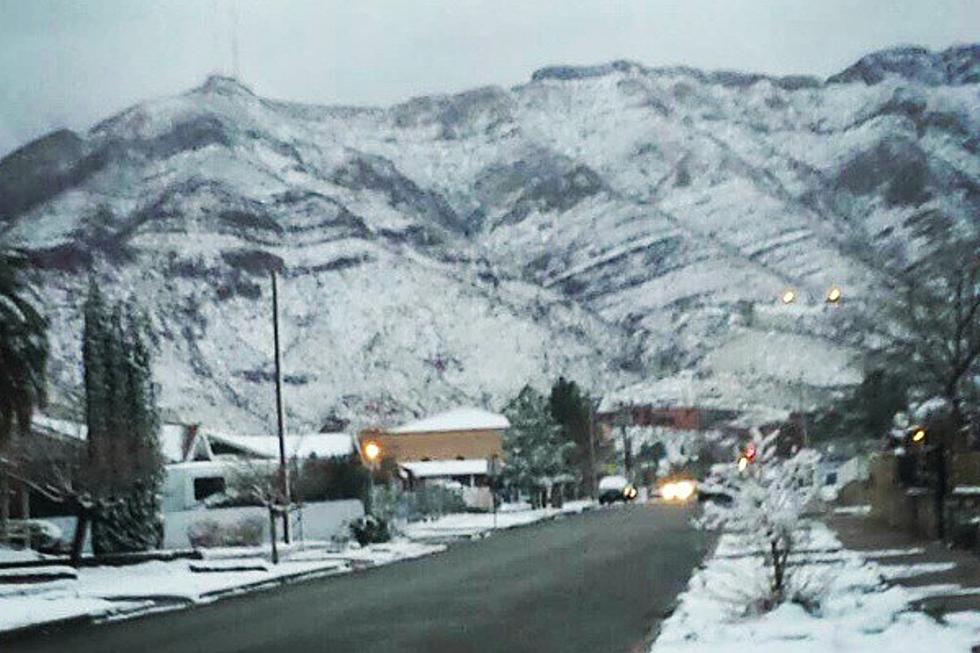 Check Out the First Snow Day of 2022 Captured by El Pasoans