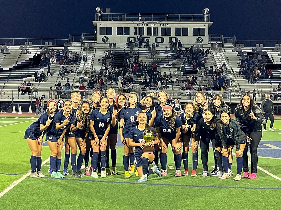 Del Valle High School Women's Soccer are District Champions