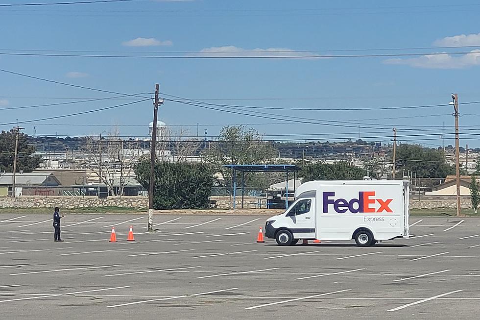 Is this El Paso Parking Lot Where FedEx Drivers Take their Test?