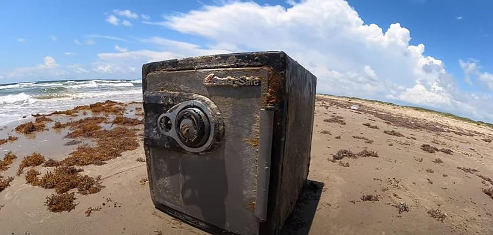 Guess What Was In The Mystery Safe Washed Up On A Texas Beach