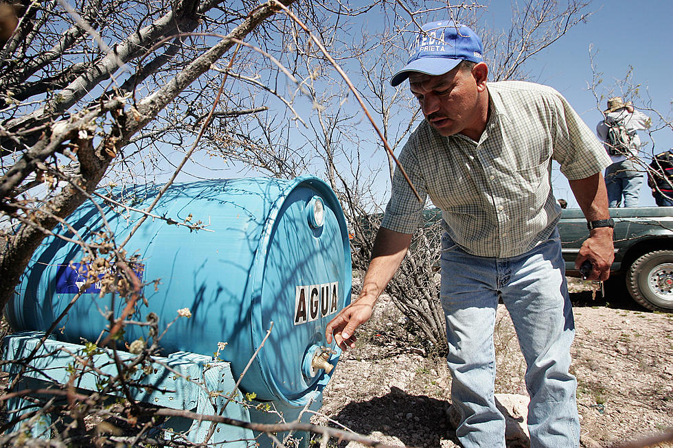 Barrels of Water Left For Migrants Mysteriously Disappear