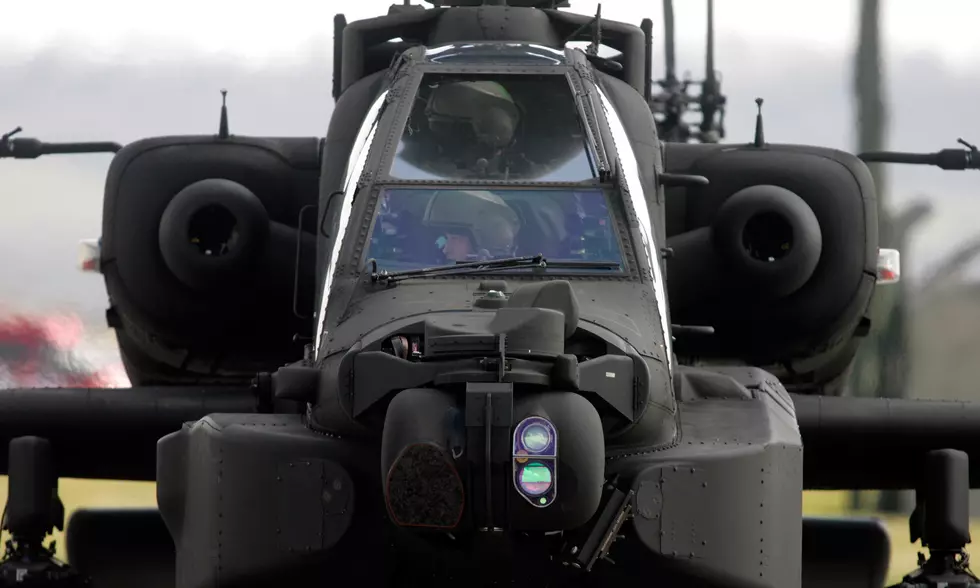 Army Air Corps Demonstrate Celebrated Apache Helicopter