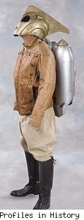 The Rocketeer screen-worn costume as auctioned