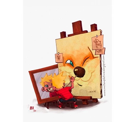 photo Realistic Calvin And Hobbes Fan Art more calvin hobbes covered by artists