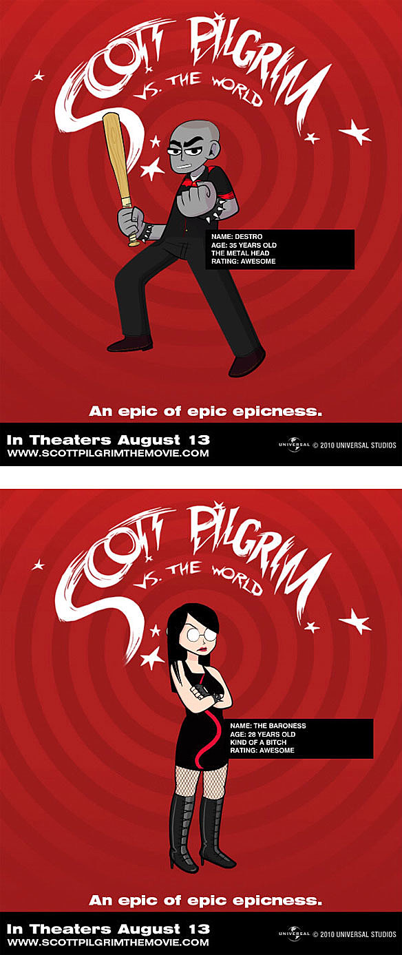 Scott Pilgrim VS. The World - Avatar Creator on Behance