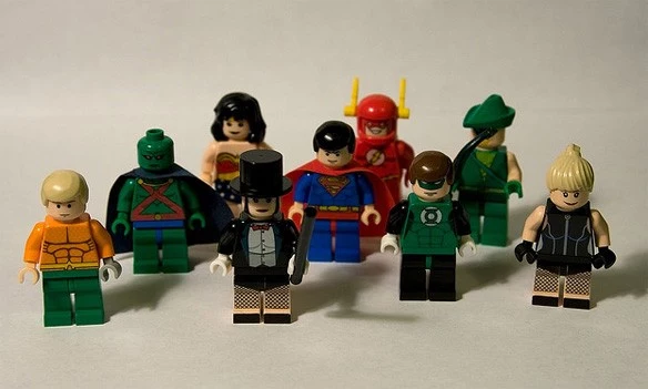 lego dc superheroes custom minifigures