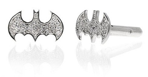 Sterling silver bat stud earrings - Twinkly Bits