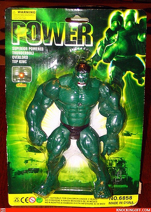 bootleg superhero toys