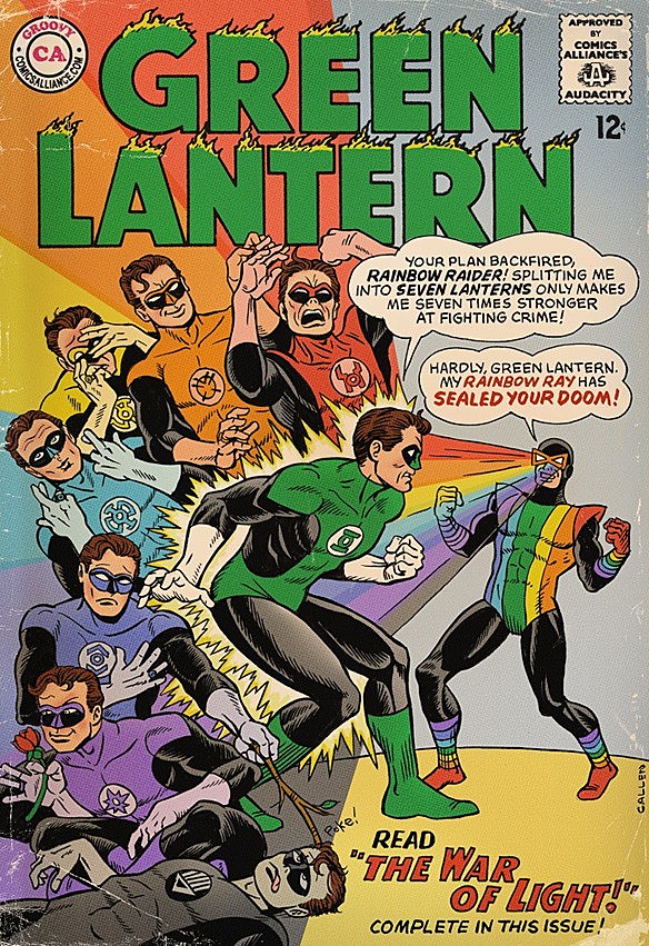 Silver Age Remix Comics: Green Lantern's War of Light [Original Art]