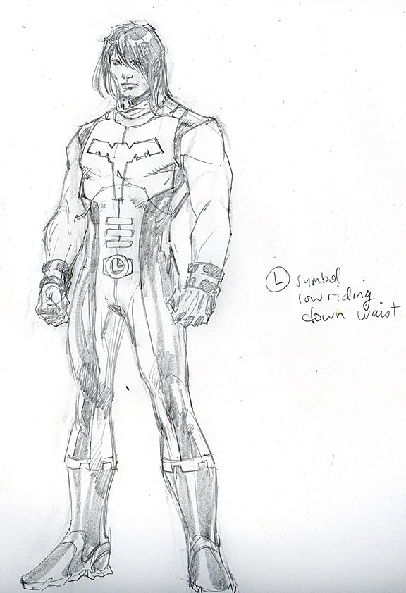 Elie Bongrand  DC character sketches