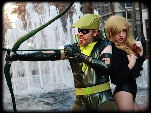 green arrow black canary cosplay