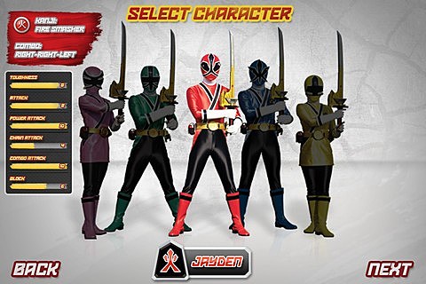 power rangers samurai games free