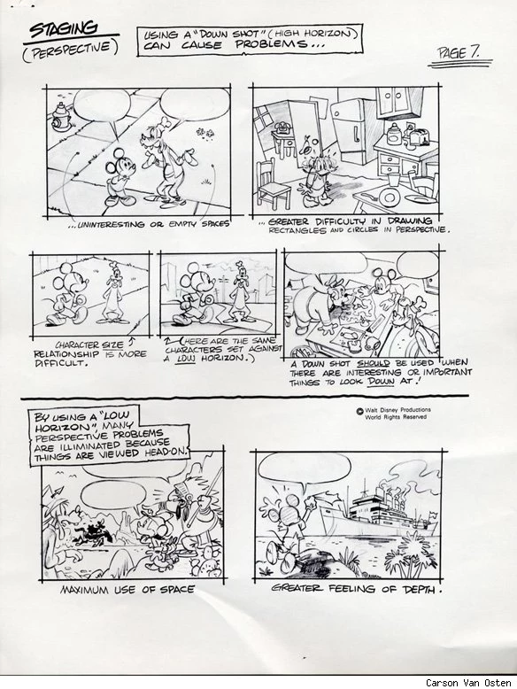 Comic Art Gallery of DISNEY COMIC ART A at - New Comic Art