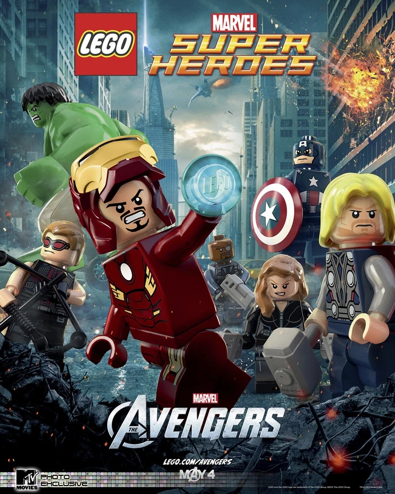Lego Reveals 'The Avengers' Movie Poster and 'Lego Batman 2′ Box Art