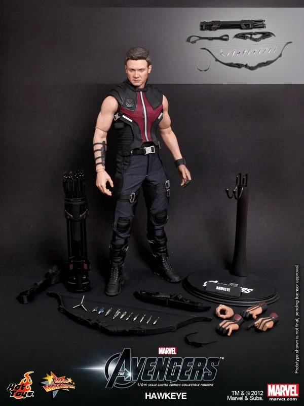 1/6 Jeremy Renner Hawkeye Head Sculpt 3.0 For Avengers For Hot Toys Figure ❶USA❶ 