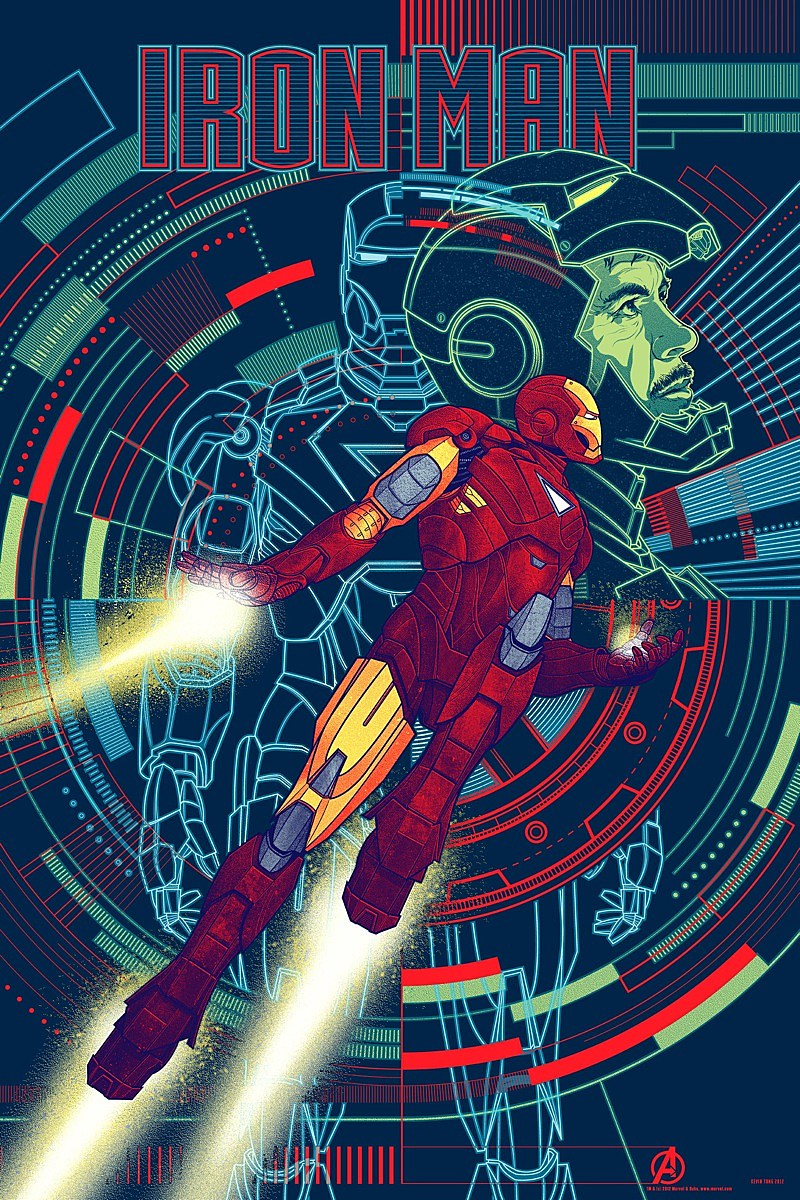 Mondo Reveals its Iron Man, Thor, Cap and Hulk 'Avengers' Movie Posters