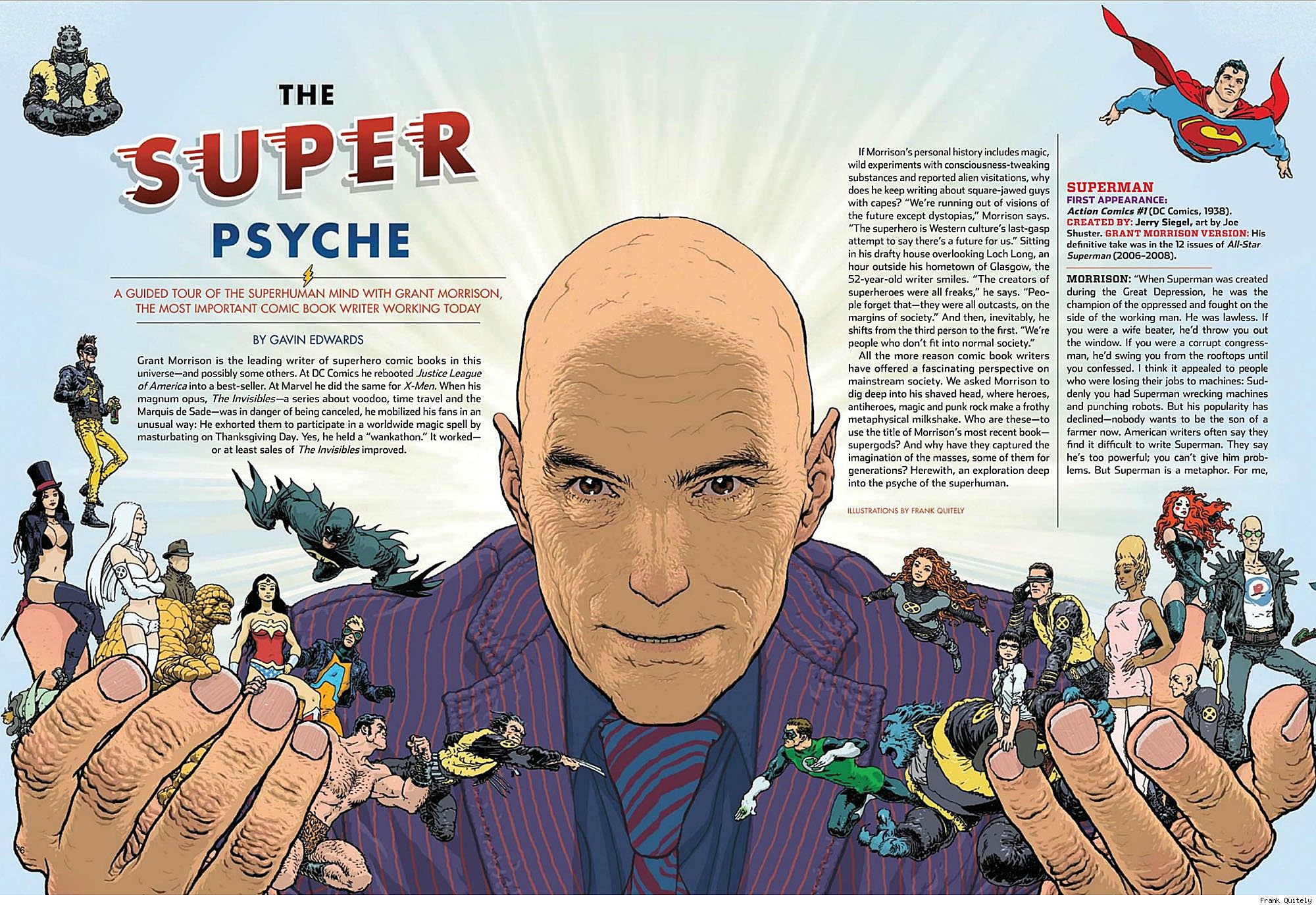 Grant Morrison Discusses Batman's Sexuality, His Wonder Woman Graphic Novel  in 'Playboy'