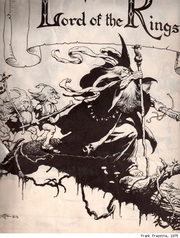 Frank Frazetta's 'Lord of the Rings' Illustrations Make Middle Earth Metal