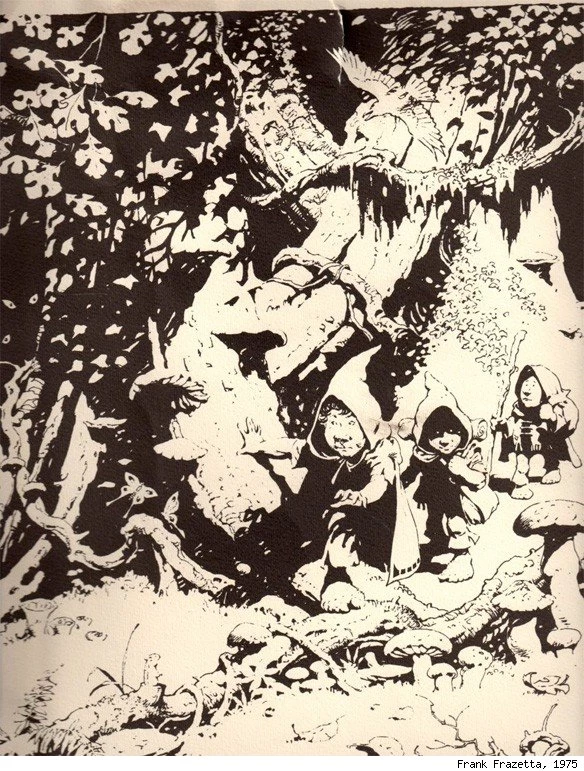 Frank Frazetta's 'Lord of the Rings' Illustrations Make Middle Earth Metal