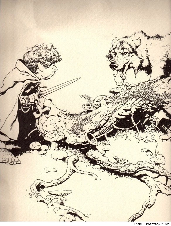 Frank Frazetta’s ‘Lord of the Rings’ Illustrations Make Middle Earth Metal