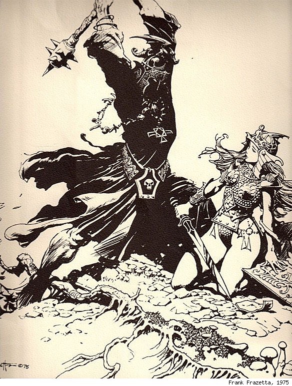Frank Frazetta's 'Lord of the Rings' Illustrations Make Middle Earth Metal