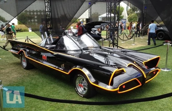 The all new Batmobile at Warner Bros. Movie World