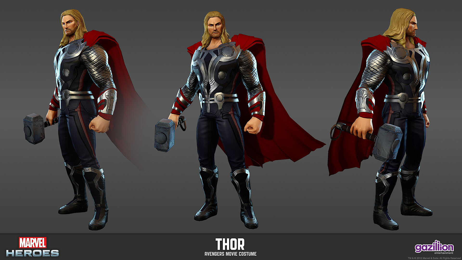 Marvel Heroes' MMO Releases New Screens And Character Model Sheets