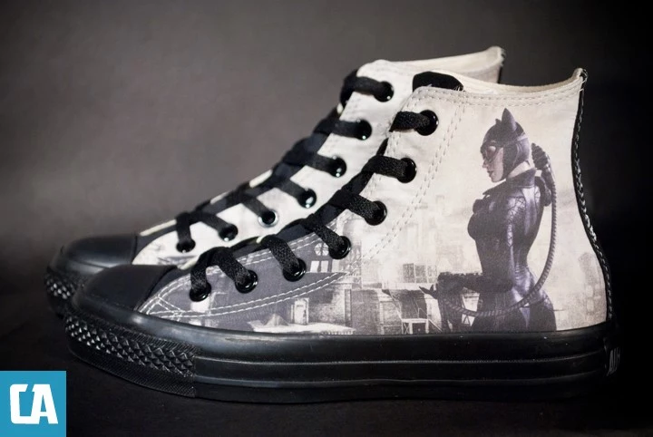 ComicsAlliance's New Custom Batman Converse: 'Arkham City' Sneakers