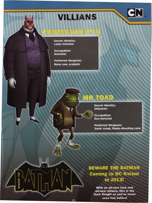 New 'Beware The Batman' Images Tease Katana, Professor Pyg And Mr. Toad's  Animated Looks