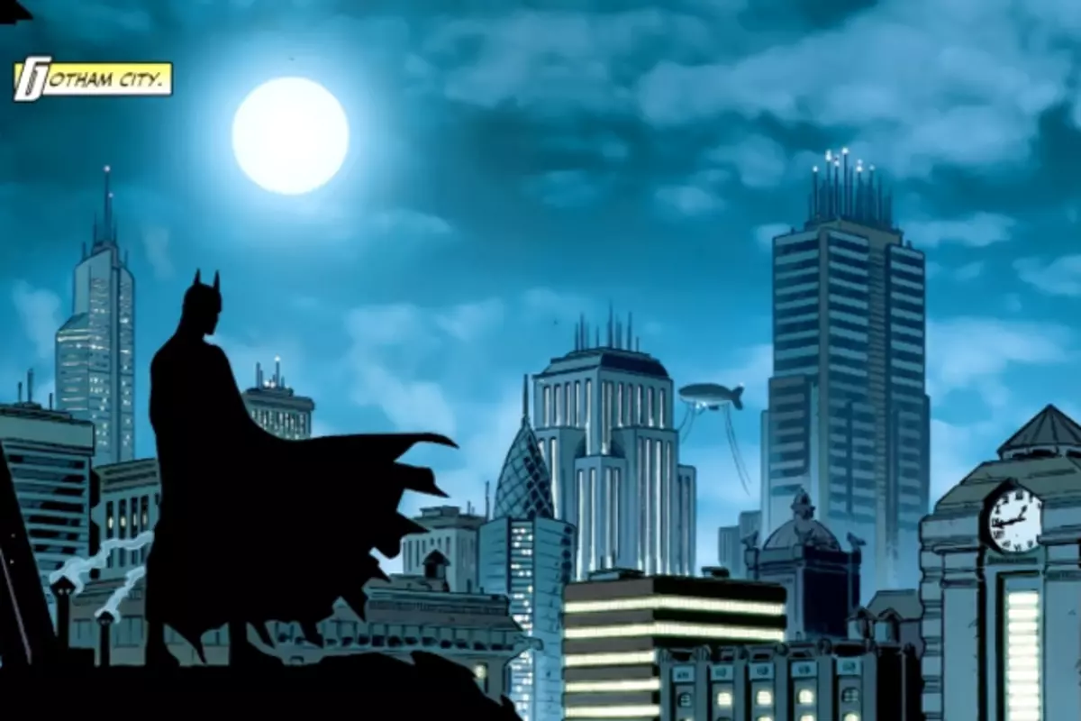 Бэтмен комикс Готэм Сити