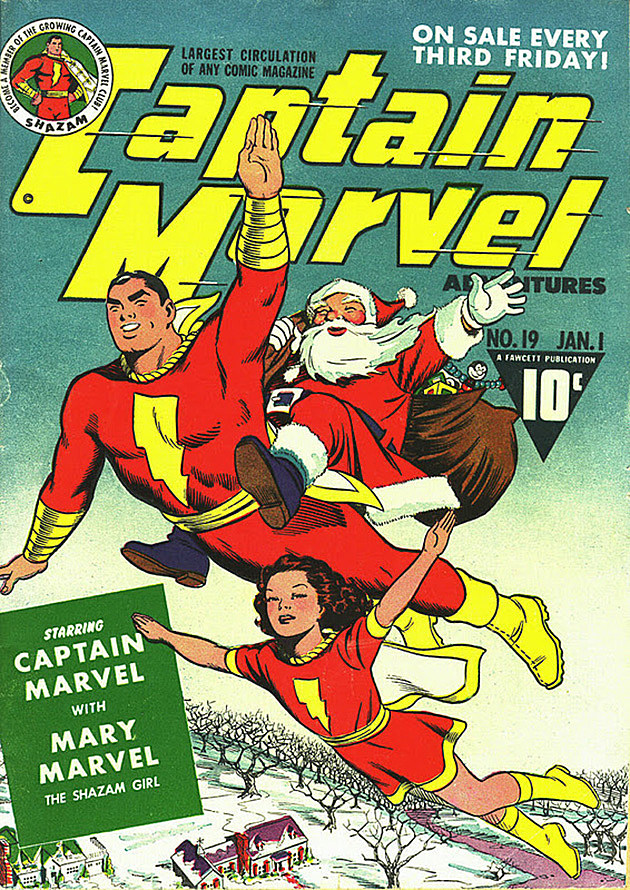 Captain Marvel Xmas by C.C. Beck