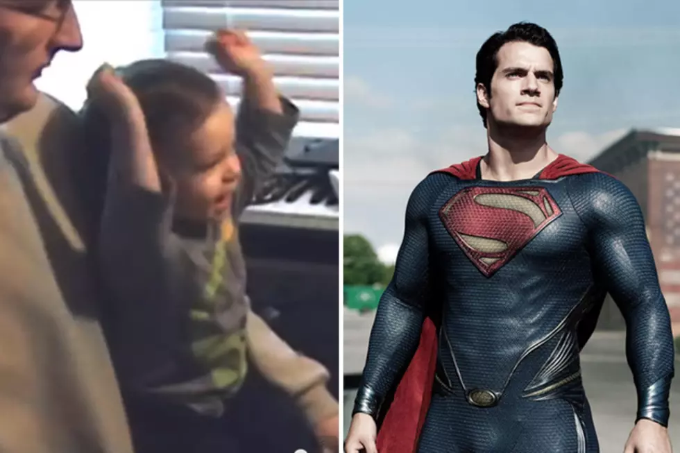 This 16-Month-Old Cannot Get Enough Of Superman Flying In &#8216;Man of Steel&#8217; [Video]