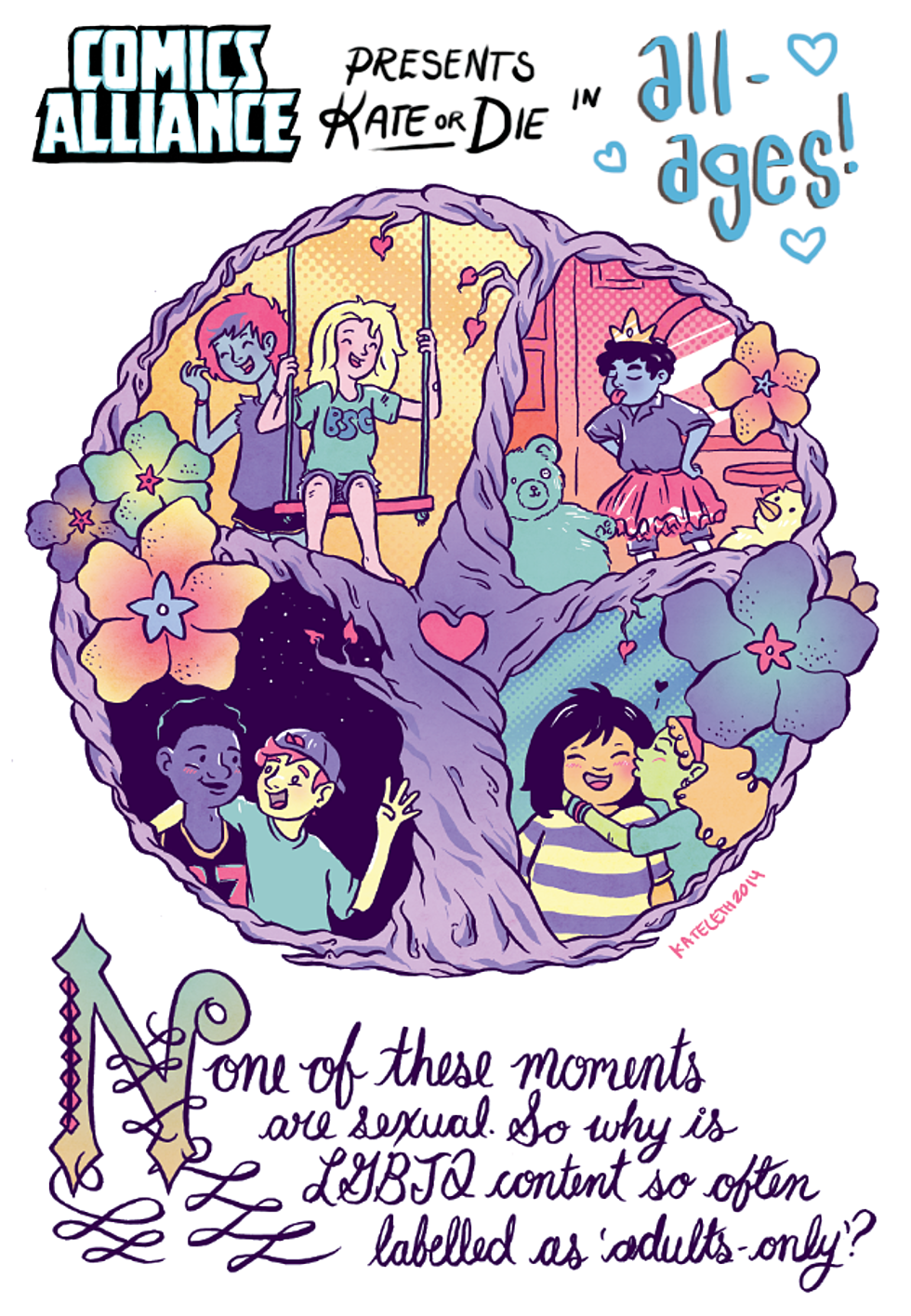 Comics Alliance Presents Kate Or Die: All-Ages LGBT Content