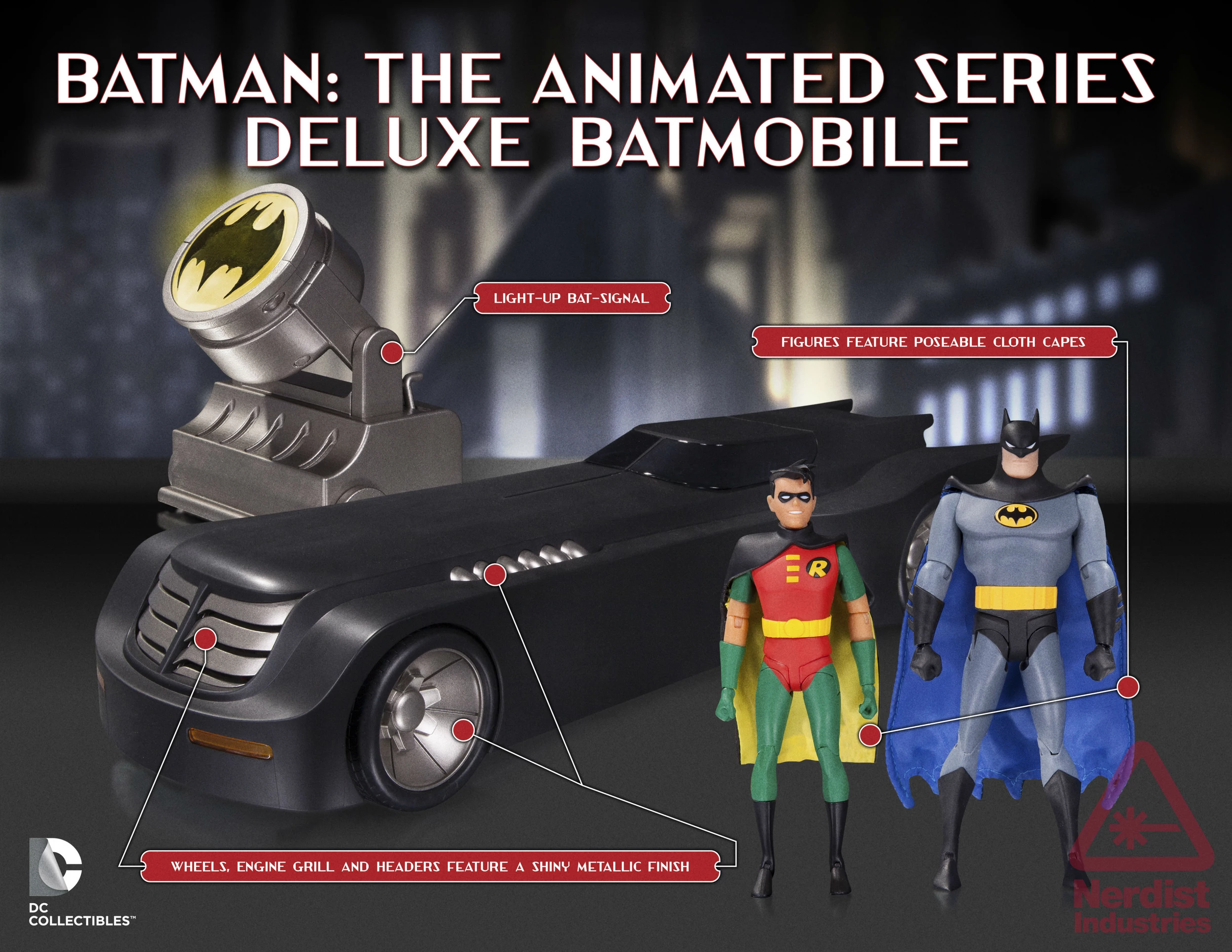 Batmobile Gets Deluxe Treatment in New Set from DC Collectibles