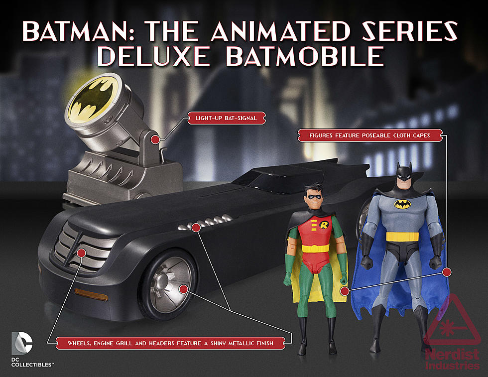 Animated Batmobile Gets Deluxe Treatment in New Set from DC Collectibles