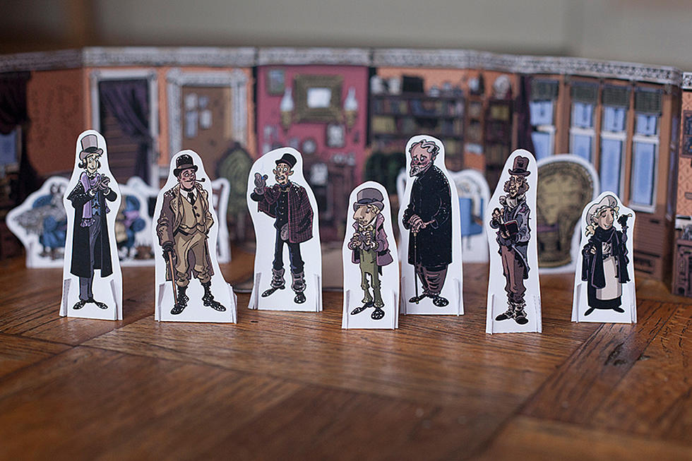 Spiff Up Your Shelves With Chris Schweizer’s Papercraft ‘Sherlock Holmes’ Playset