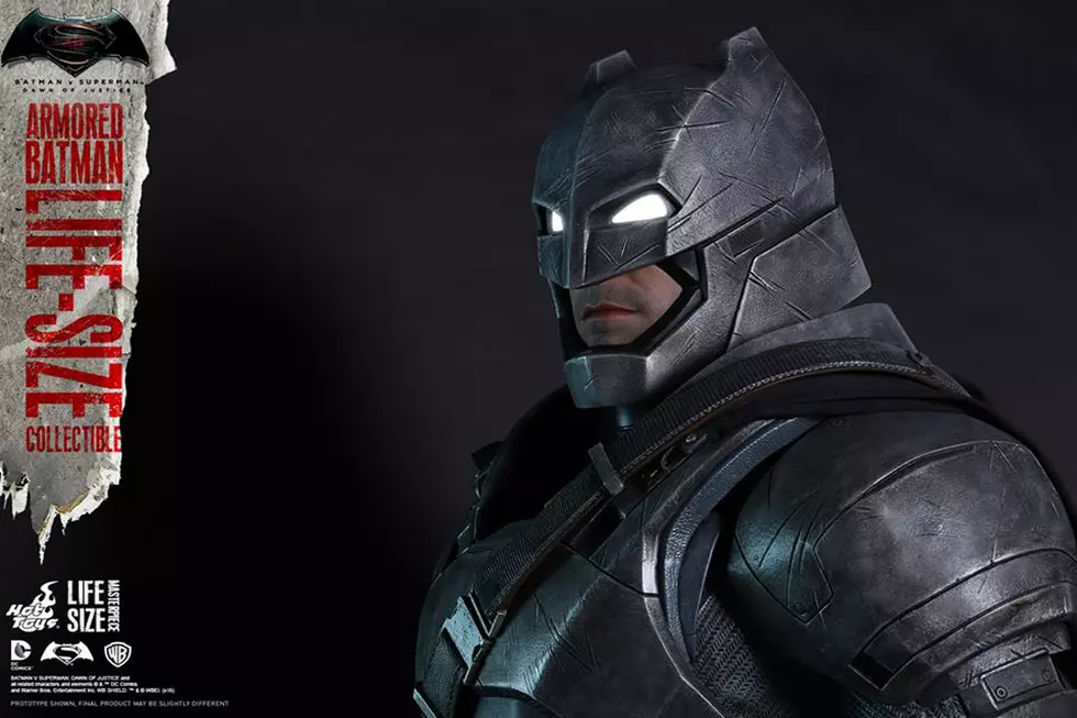Bring Home a Life-Size Batfleck With Hot Toys’ New Armored ‘Batman vs. Superman’ Statue