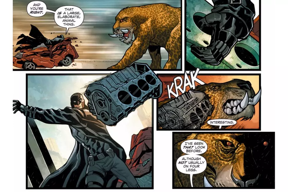 ICYMI: The Midnighter Just Threw An Engine Block At A Giant Sabre-Tooth Leopard