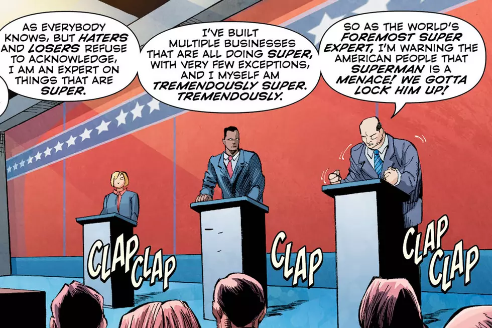 Clark Kent Hits The Presidential Debates In 'Superman' #48