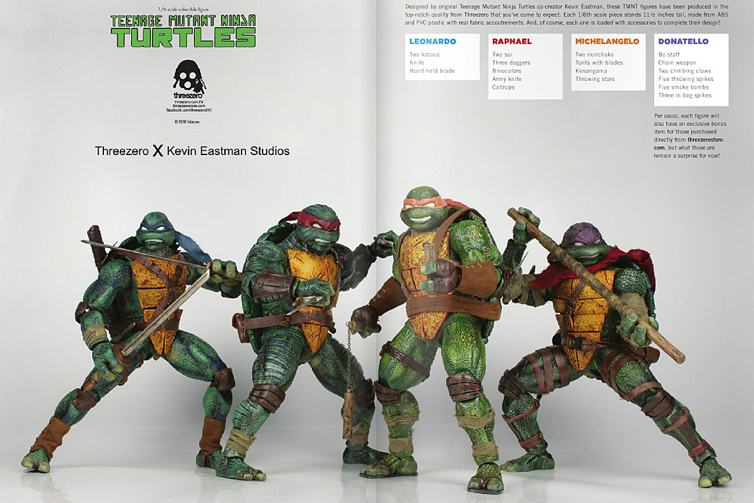 threezero ninja turtles