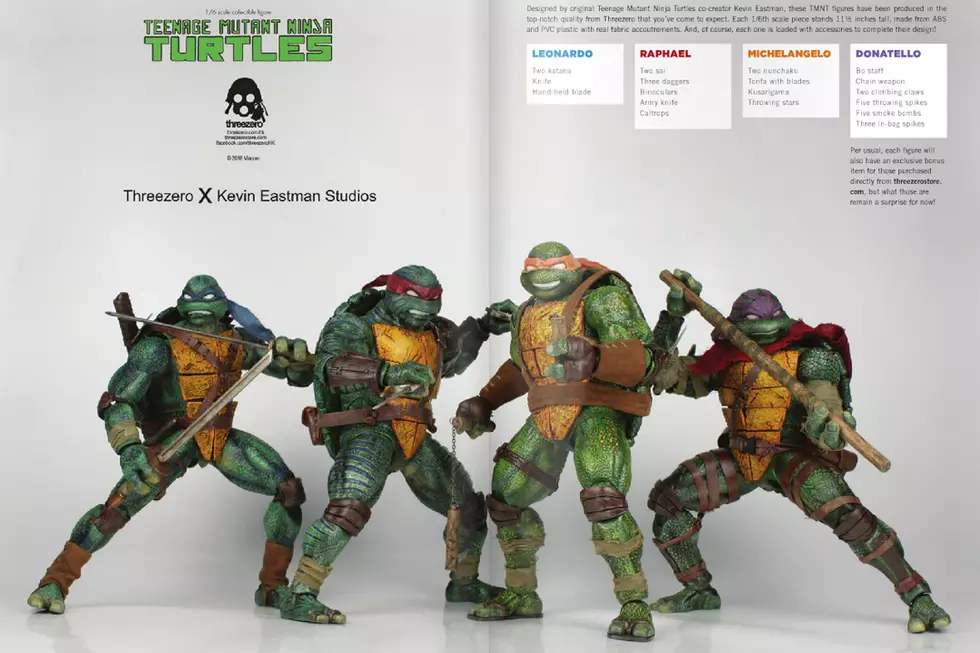 Get a Look at the New TMNT From ThreeZero and Kevin Eastman