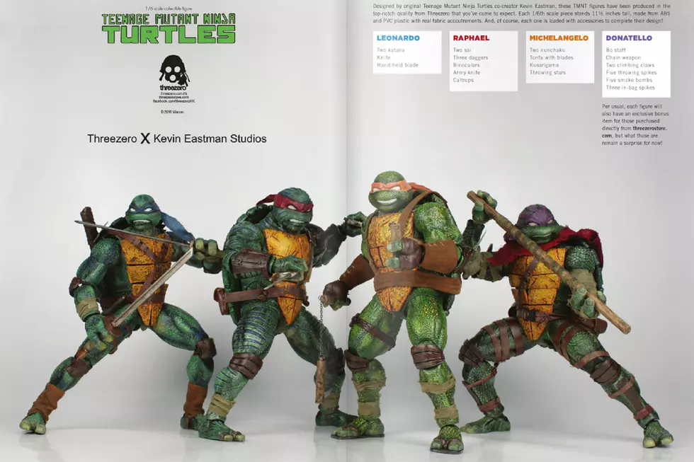 The Teenage Mutant Ninja Turtles Get Bigger and Badder With ThreeZero and Kevin Eastman