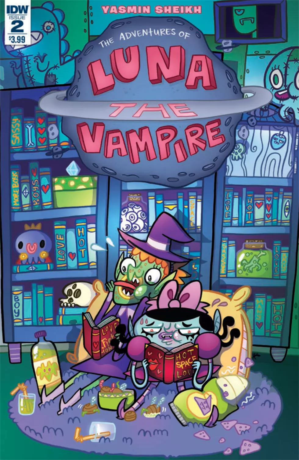 Luna Attempts Career Advancement in Outer Space In &#8216;Luna The Vampire&#8217; #2 [Preview]