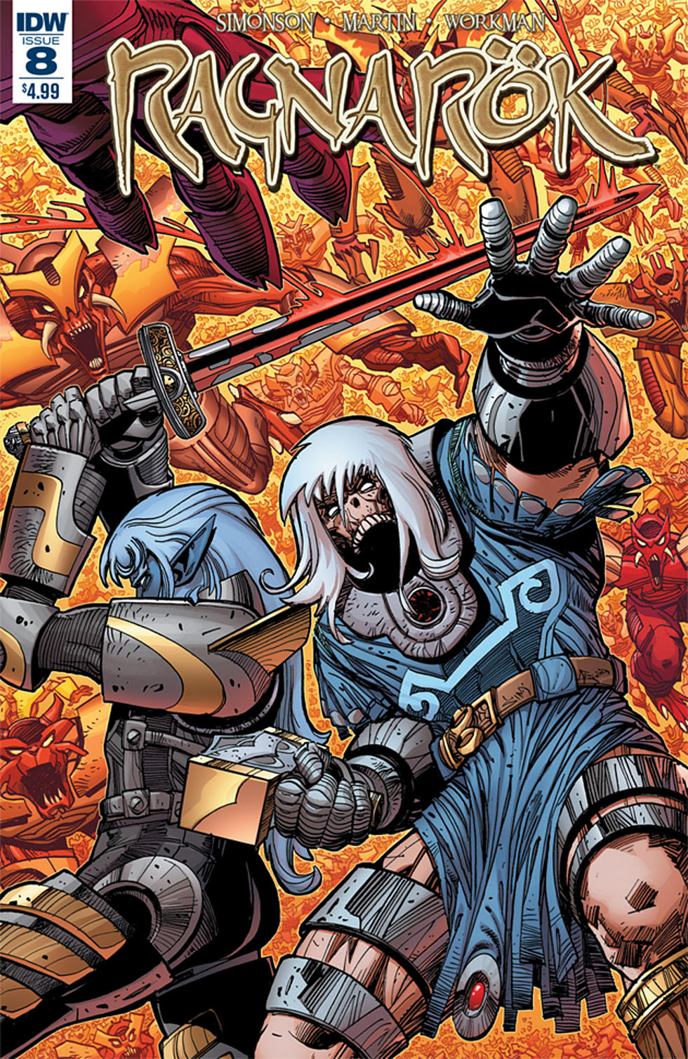 Mike Mignola Provides A Variant Cover For Walt Simonson&#8217;s &#8216;Ragnarok&#8217; #8, And It&#8217;s Unsurprisingly Awesome