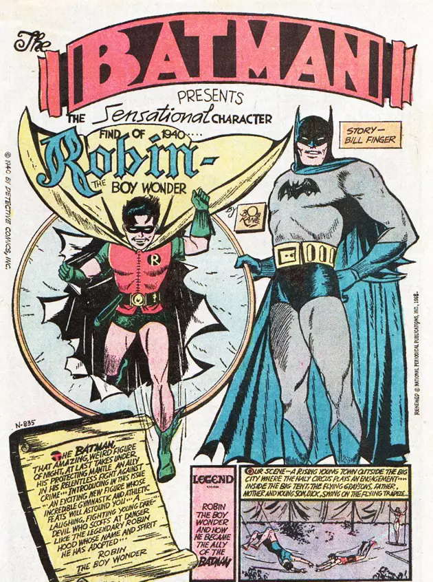 The Debut Of Robin, Sensational Character Find Of 1940