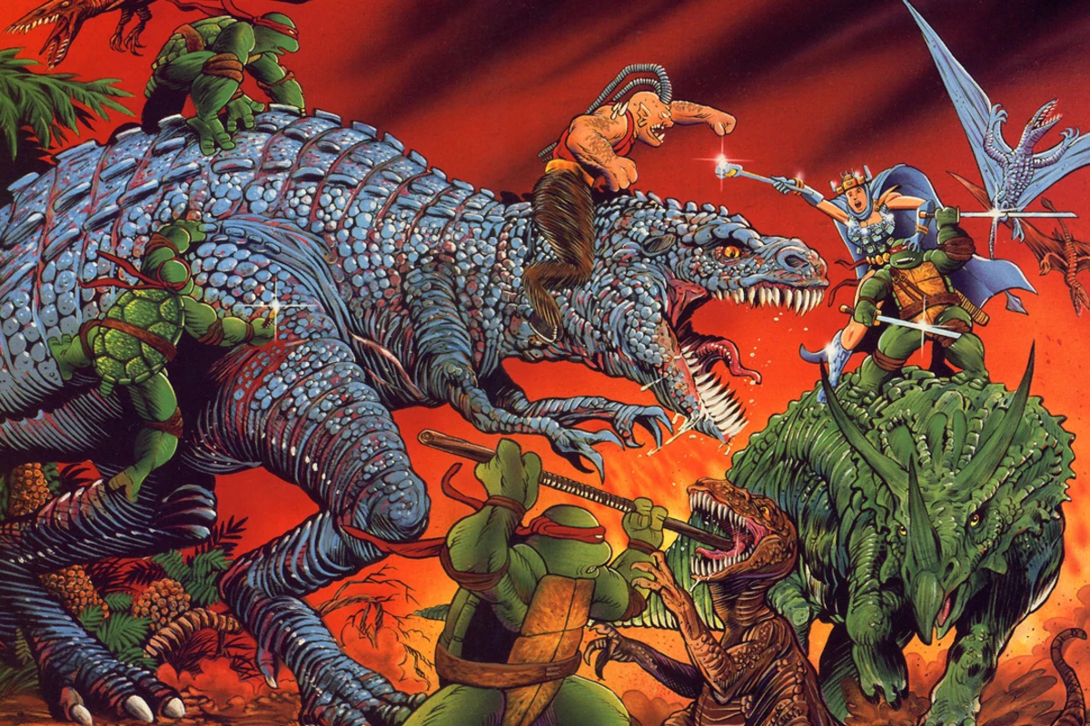Bizarro Back Issues: The Ninja Turtles Killed The Dinosaurs