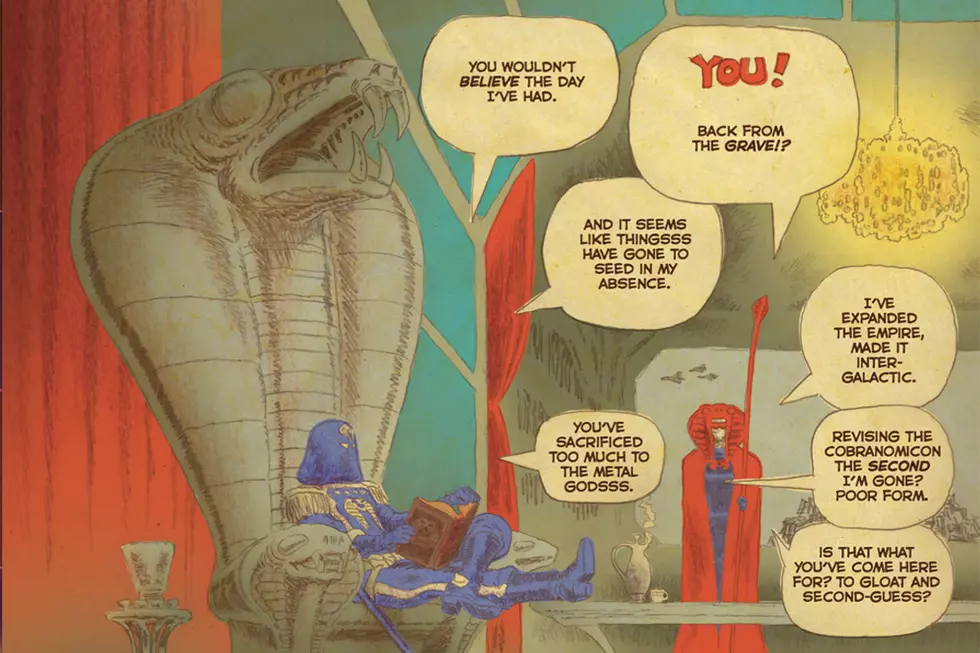 Cobra Commander’s Back, Just In Time For The Final Issue Of ‘Transformers Vs GI Joe’ [Preview]