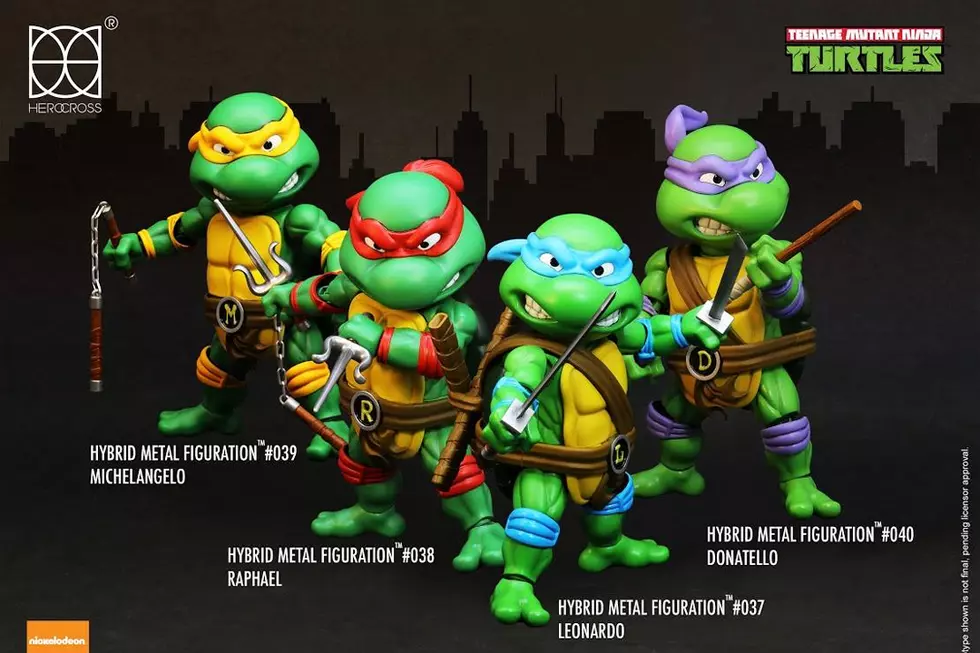 HeroCross Officially Announces New TMNT Hybrid Metal Figuration Figures